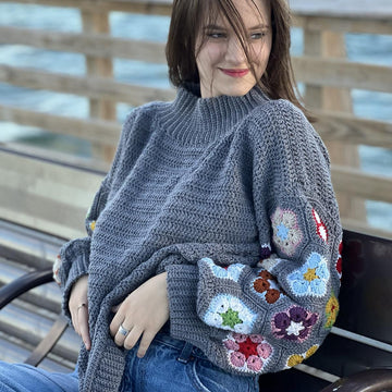 African Flower Sweater
