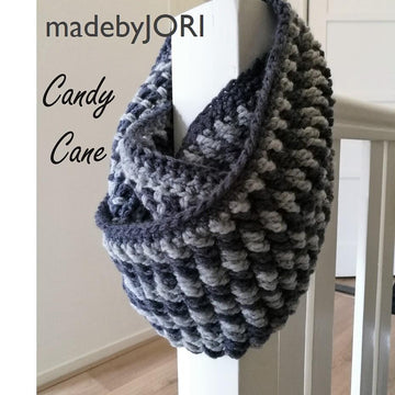 Candy Cane Infinity Scarf