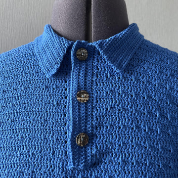 Long Loop Stripe Polo Shirt