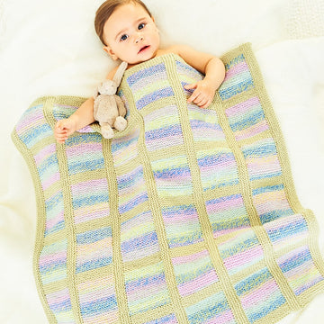 Blankets in Stylecraft Soft Baby Easy Stripes & Bambino DK 10162