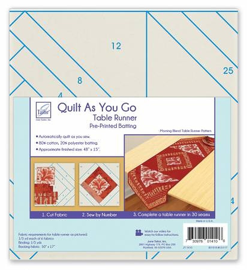 June Tailor Inc Quilt As You Go Table Runner - Morning Blend