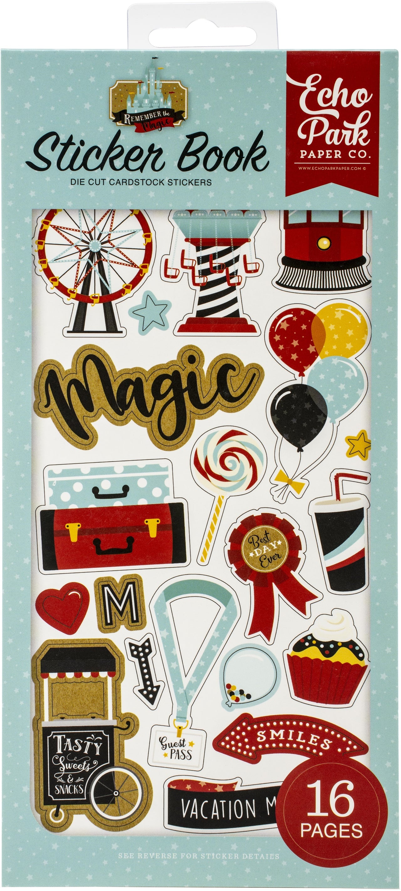 Echo Park Paper Echo Park Sticker Book - Remember The Magic