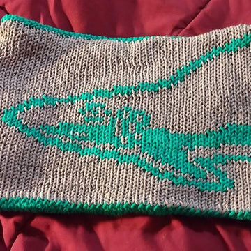 SHARK! Double Knit Cowl