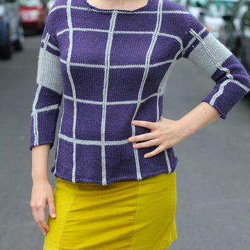 Windowpane Sweater