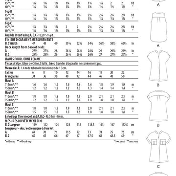 Butterick Misses' Top B6768 - Sewing Pattern