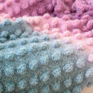 Cozy Bobble Stitch Throw