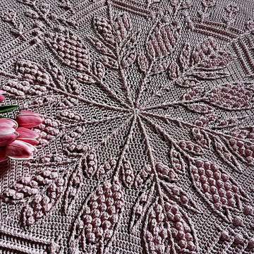 The Language of Tulips Blanket