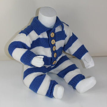 Baby Big Stripe Collar Onesie