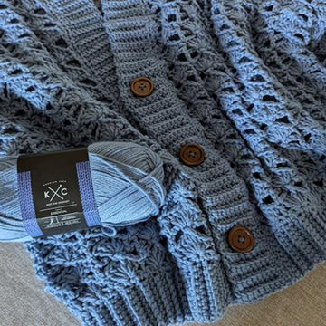 The Lakeside Shell Crochet Cardigan