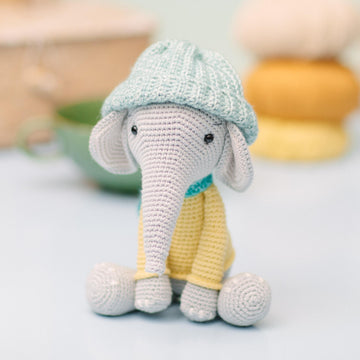 Elephant amigurumi crochet pattern