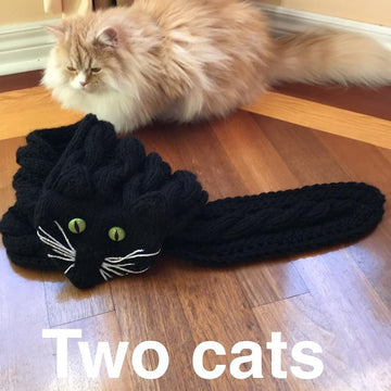 Black Cat Scarf