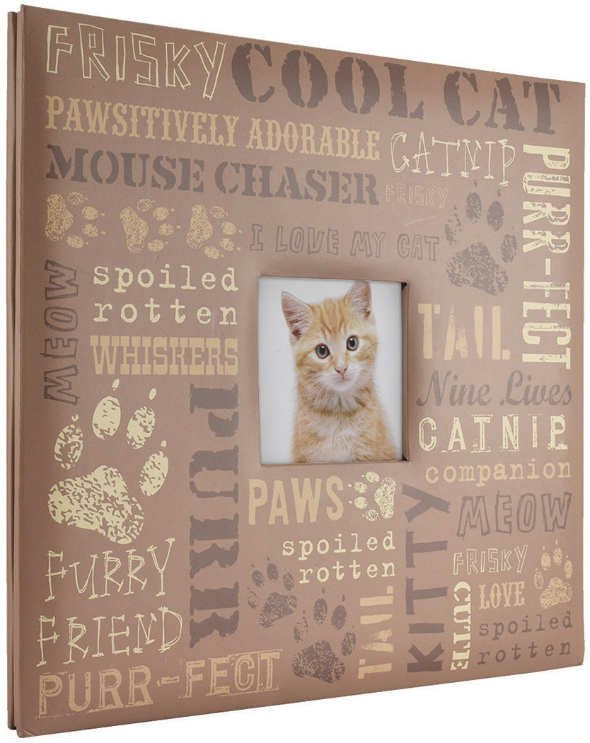 MBI Expressions Post Bound Album W/Window 12"X12" - Cat