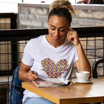 Cricut Infusible Ink Blank V Neck T-Shirt - Women's XXL