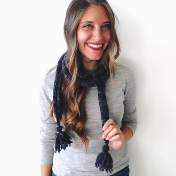 Joie de Vivre Tassel Scarf