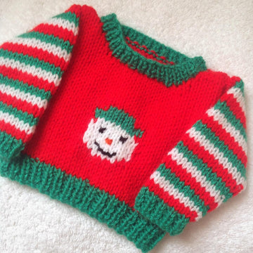 Snowman Sweater for Doll