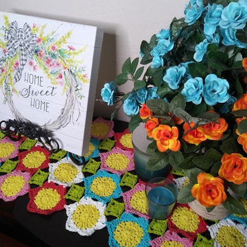 Lily's Floral Table Runner