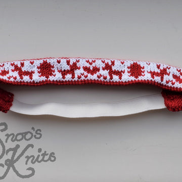 Free Christmas Nordic Hairband Knitting Pattern Snoo's Knits