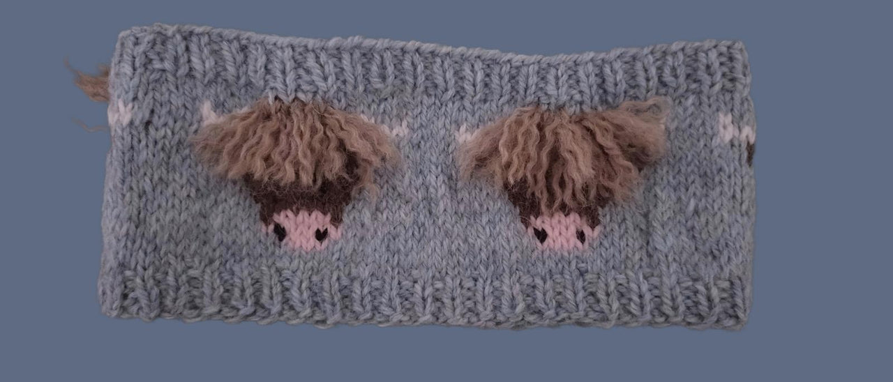 Happy Heather Highland Cow