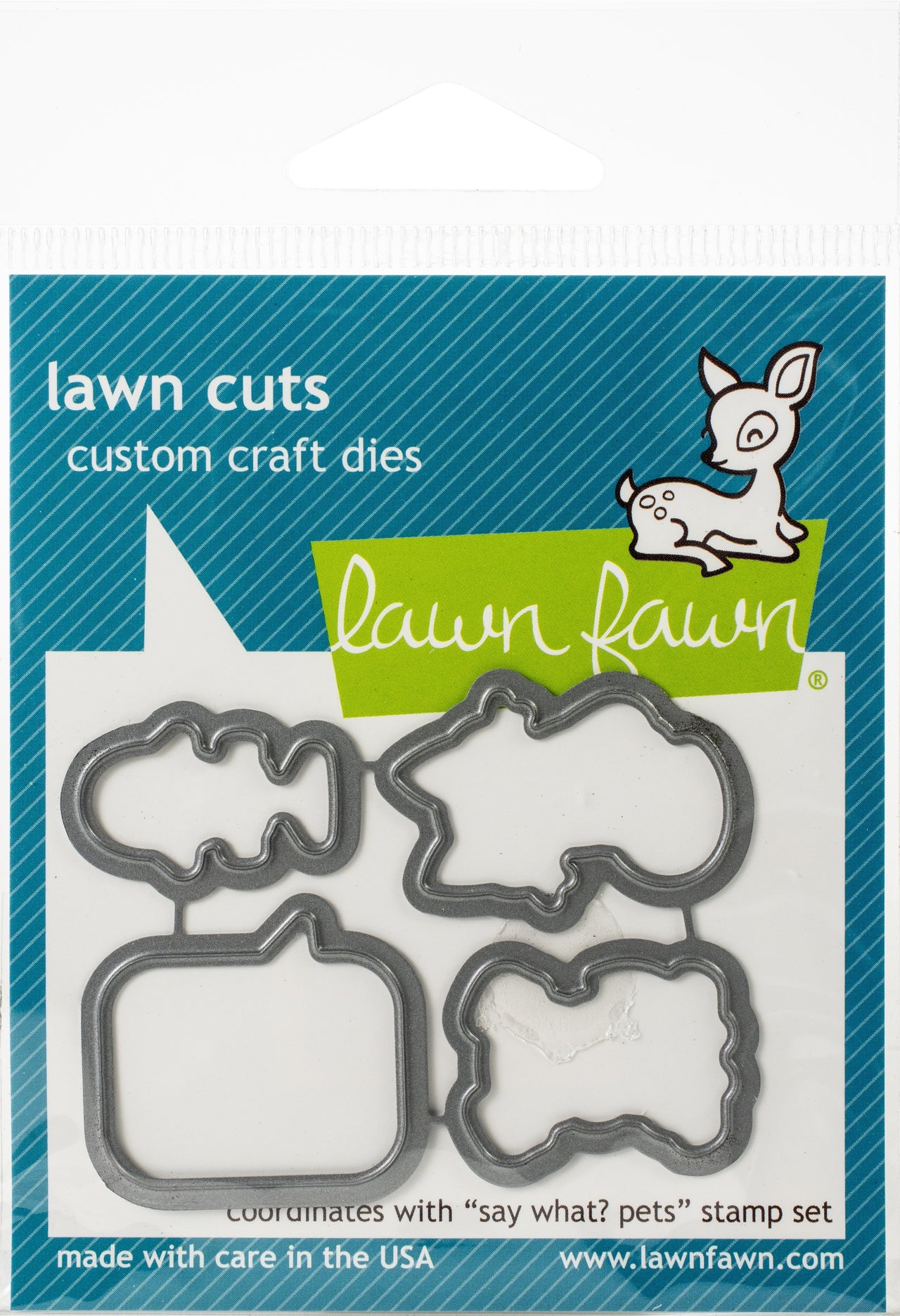 Lawn Fawn Lawn Cuts Custom Craft Die - Say What? Pets