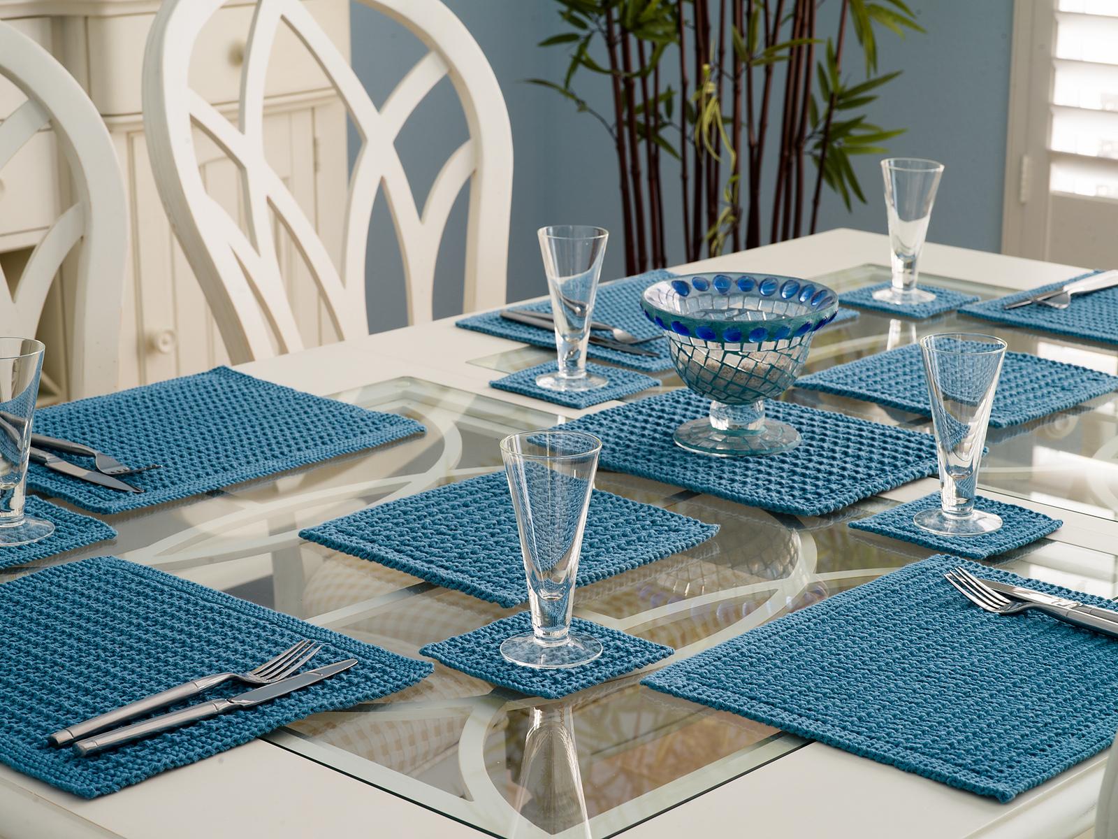 Trevarren Placemat Set Knitting Pattern