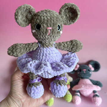 Crochet Mouse Ballerina Pattern