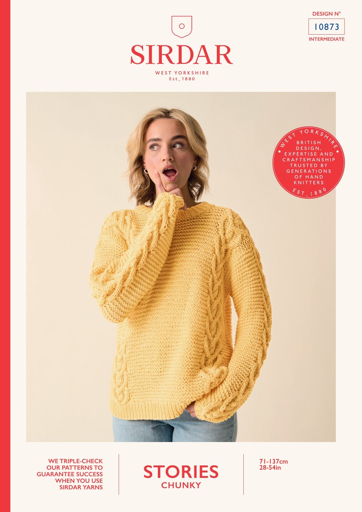 Over It Sweater in Sirdar Stories Chunky - 10873 - Downloadable PDF