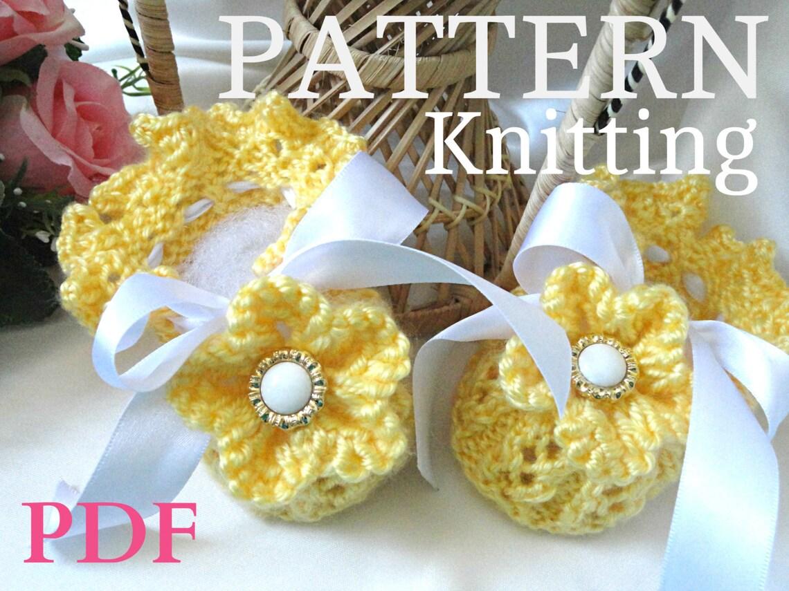 Baby Girl Shoes Newborn Knitted Baby PATTERN