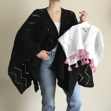 Tara Zig Zag Poncho N 697