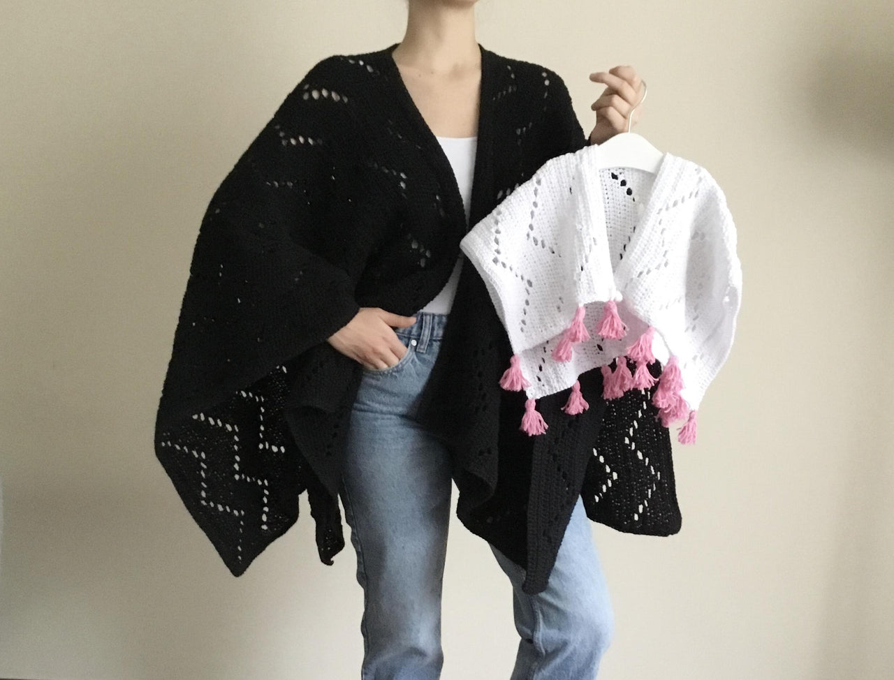 Tara Zig Zag Poncho N 697