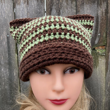 Tabby cat hat