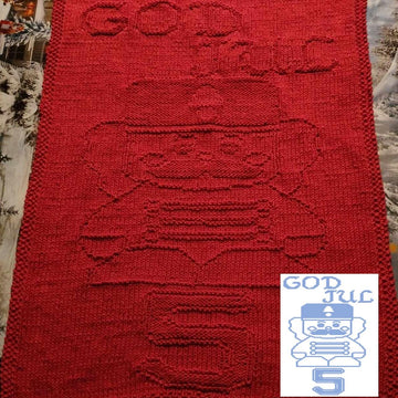 Nr. 448 5. Nutcracker God Jul guest towel