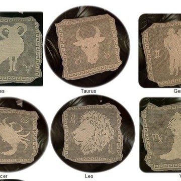 Zodiac signs bedspread
