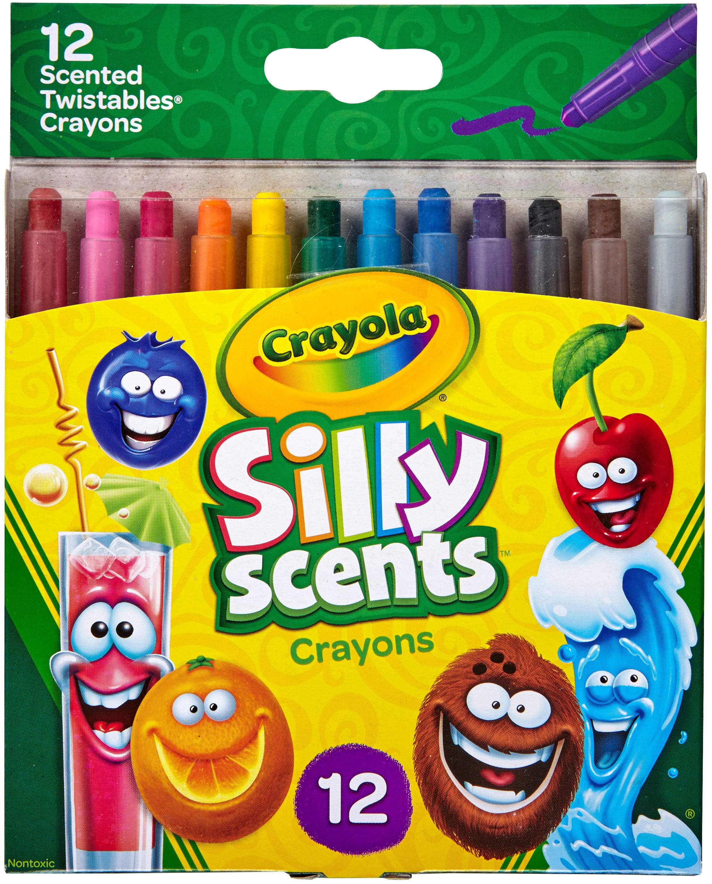 Crayola Silly Scents Twistables Mini Crayons - 12/Pkg