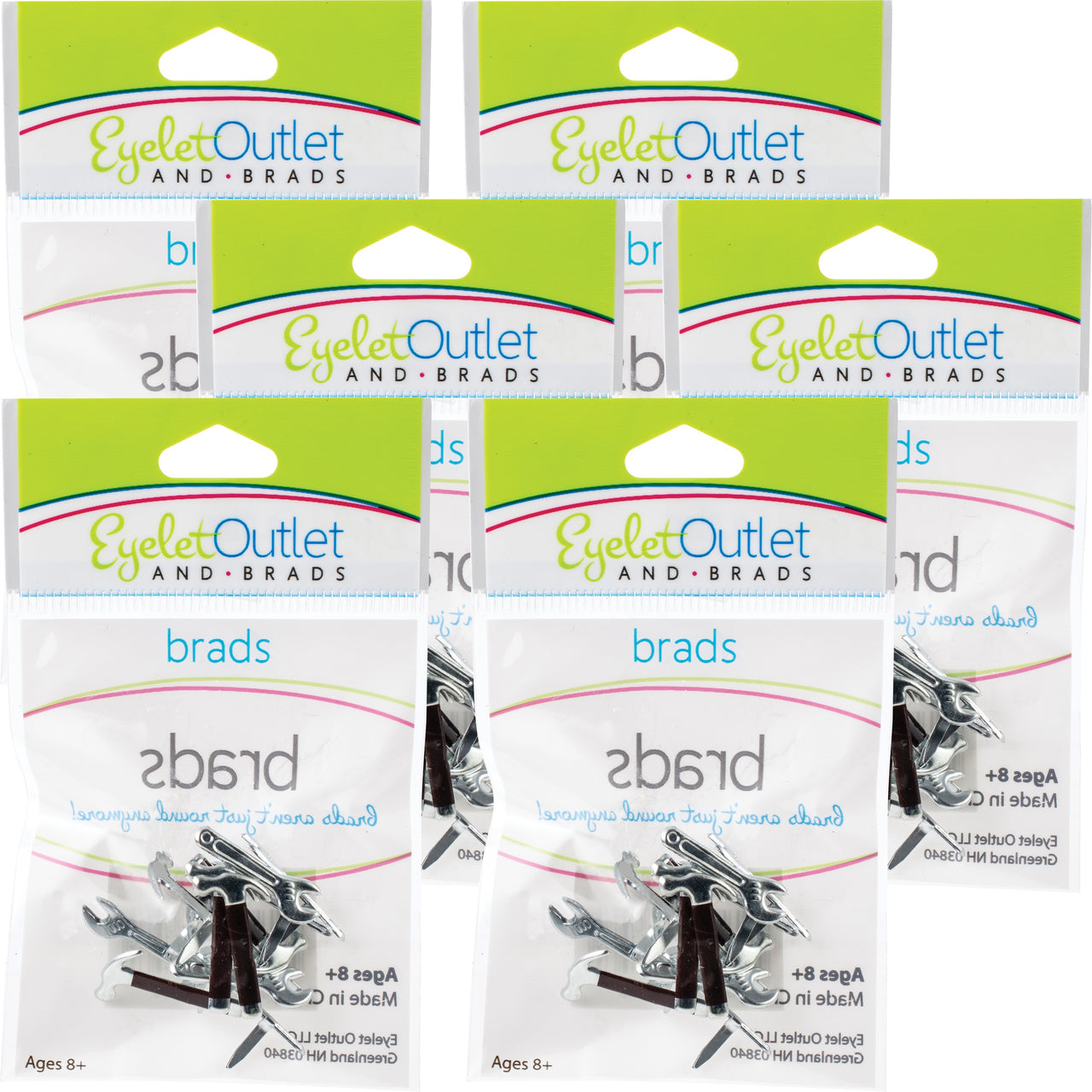 ODDITIES Eyelet Outlet Shape Brads