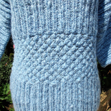 Rib & Trinity Stitch Sweater