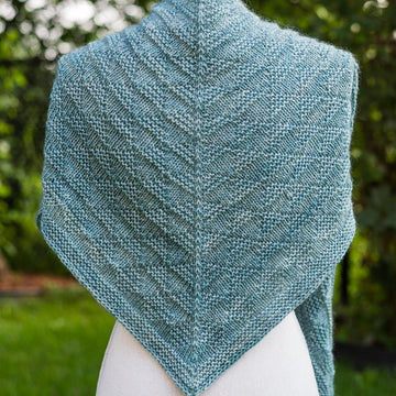 Textured Pyramids Shawl