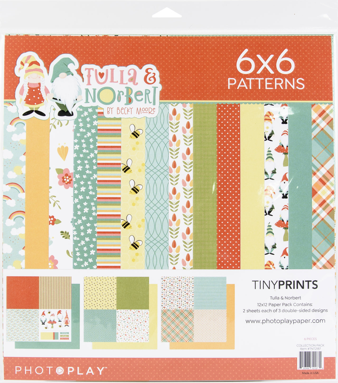 Photoplay Paper PhotoPlay Quad Paper Pack 12"X12" - Tulla & Norbert