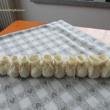 Garter Stitch Booties