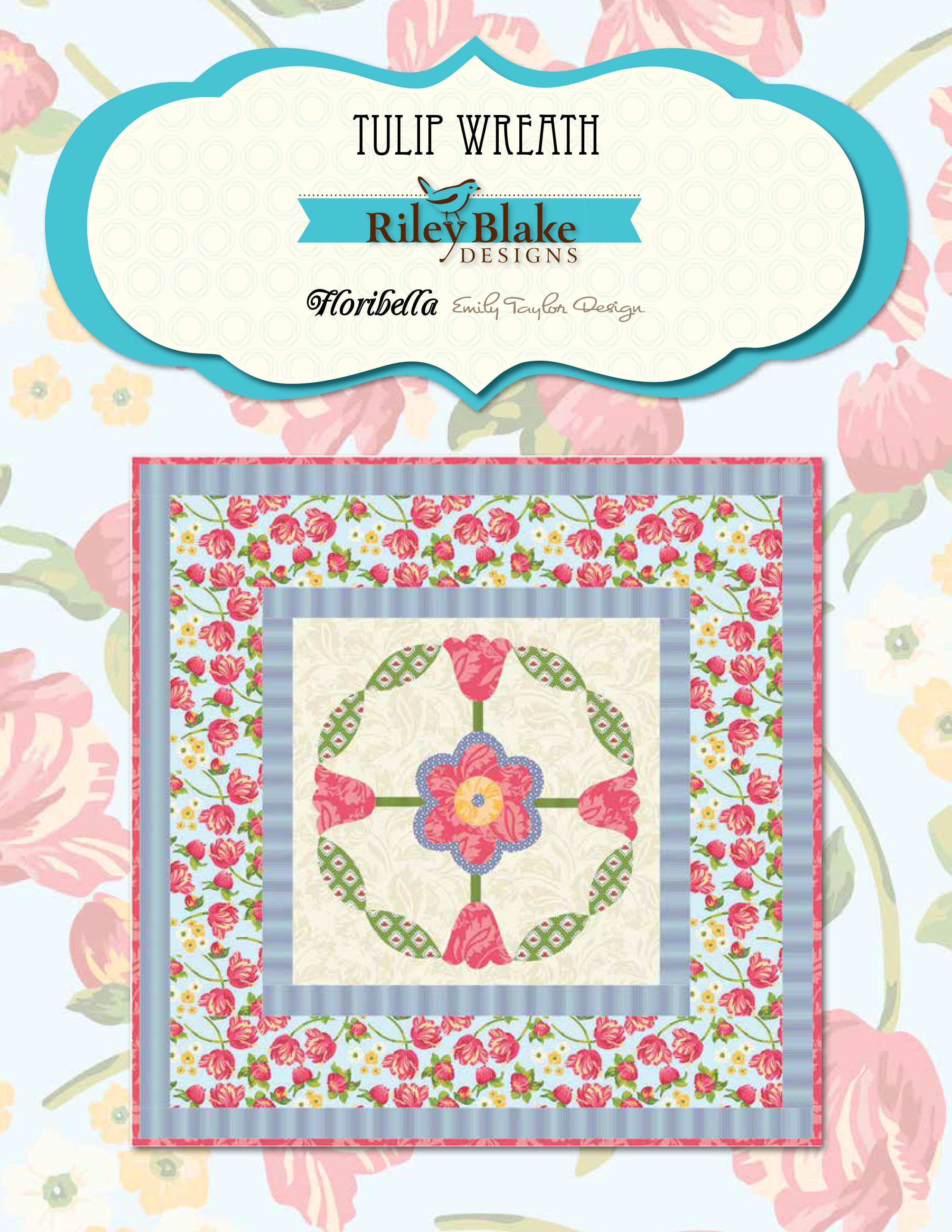 Riley Blake Tulip Wreath - Downloadable PDF