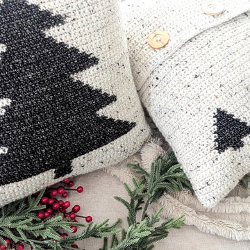 Xmas Tree Pillow Cover