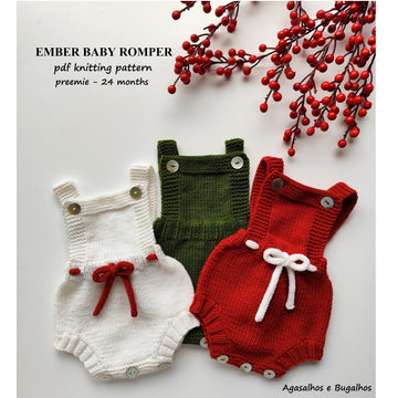 Ember Baby Romper | Preemie - 24 months