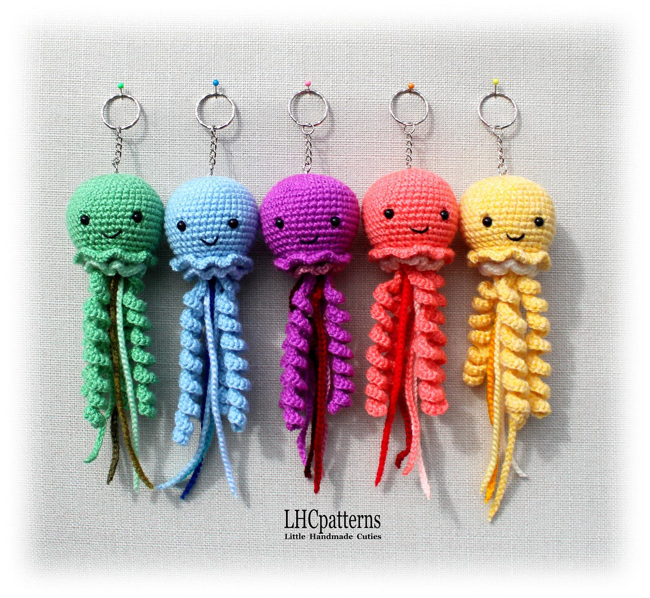 Jellyfish Keychain / Charm Crochet Pattern