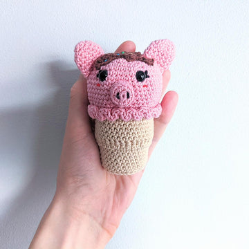 Hoggin Daz | Amigurumi Pig Ice Cream
