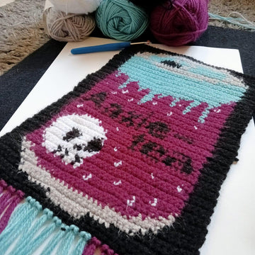 Anxie-tea crochet tapestry