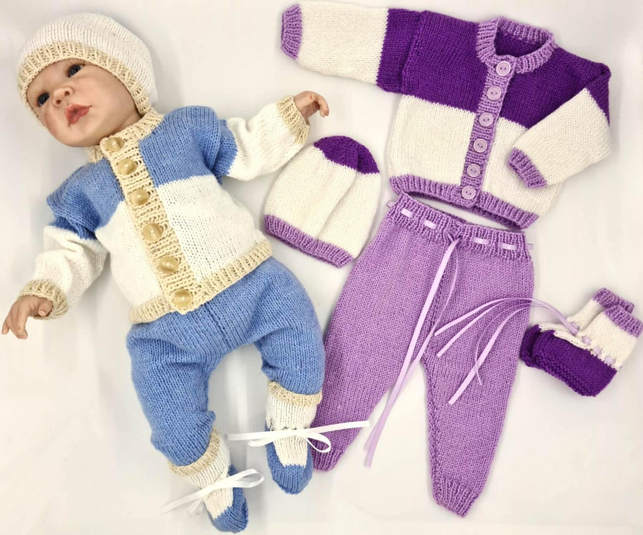 124. Unisex Cardigan Set
