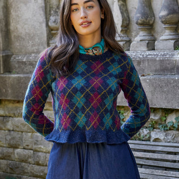 Fiona - Jumper Knitting Pattern For Women in Debbie Bliss Erin Tweed by Debbie Bliss