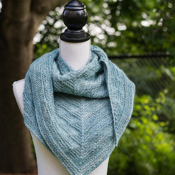 Textured Pyramids Shawl