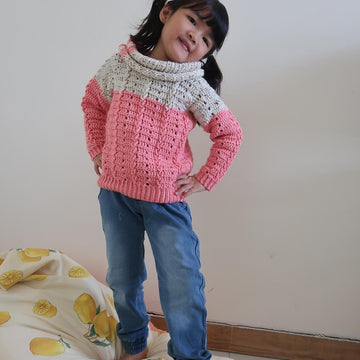 Kiddie Victorian Easy Cowl Sweater