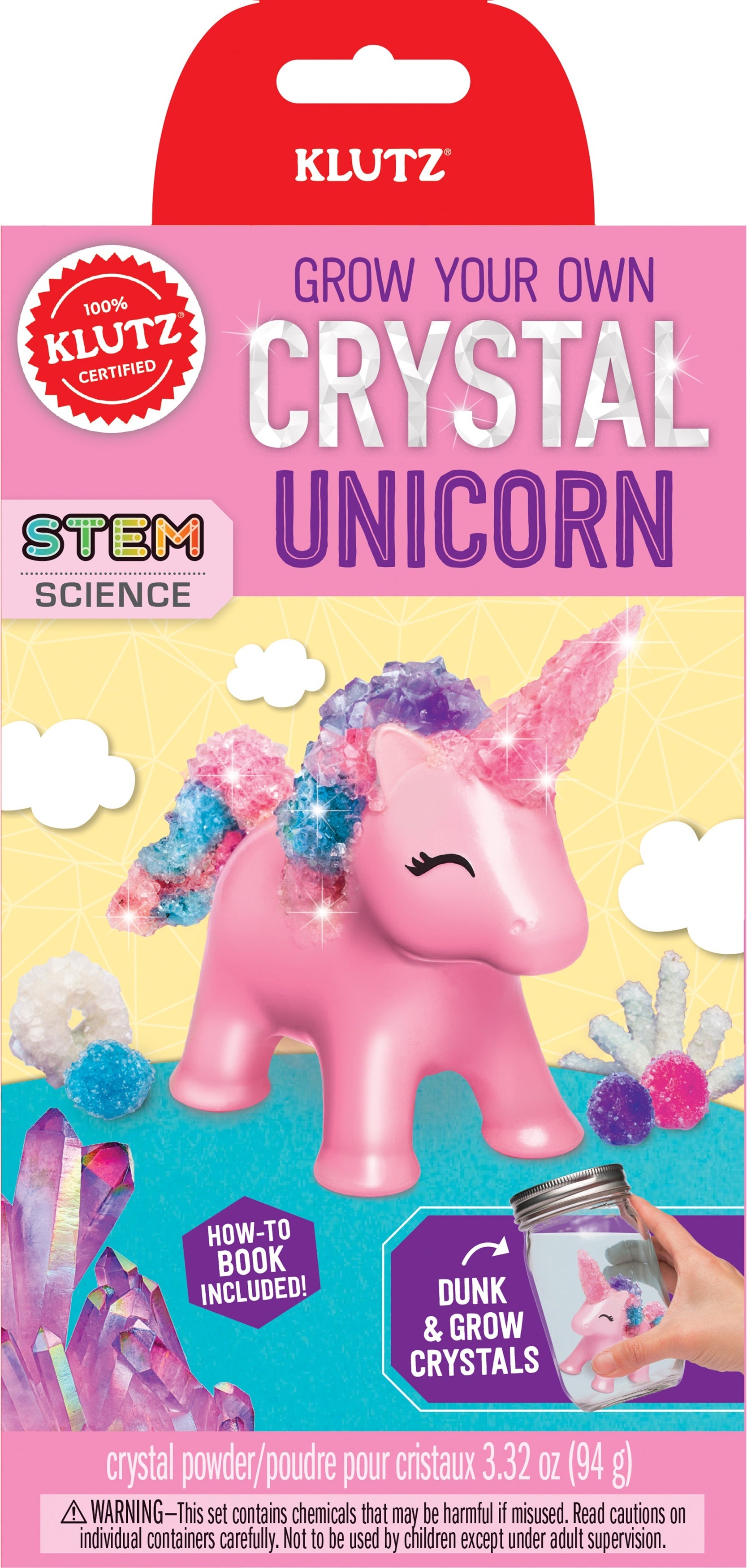 Klutz Grow Your Own Crystal Animal Kit - Unicorn