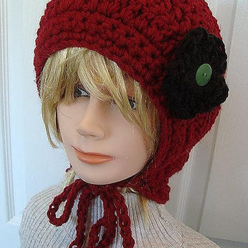 501, Ruby Fitted Hood Hat, crochet pattern